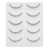 D-ONE Natural False Eyelashes, 5 Pairs (A03 No Makeup Casual