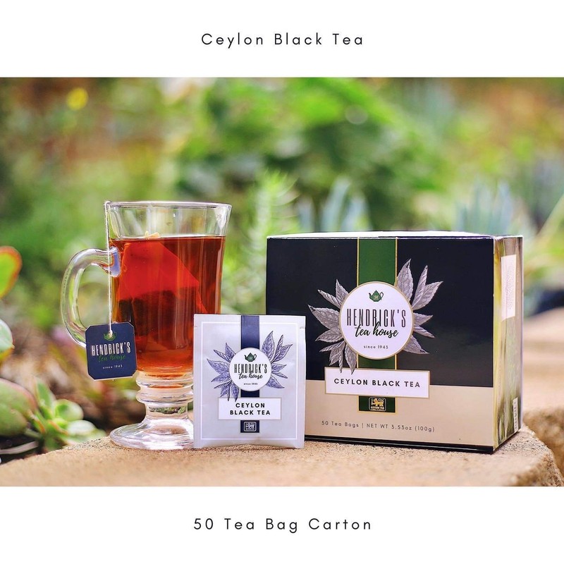 Ceylon Black Tea - 50 Tea Bag Carton - Hendrick's
