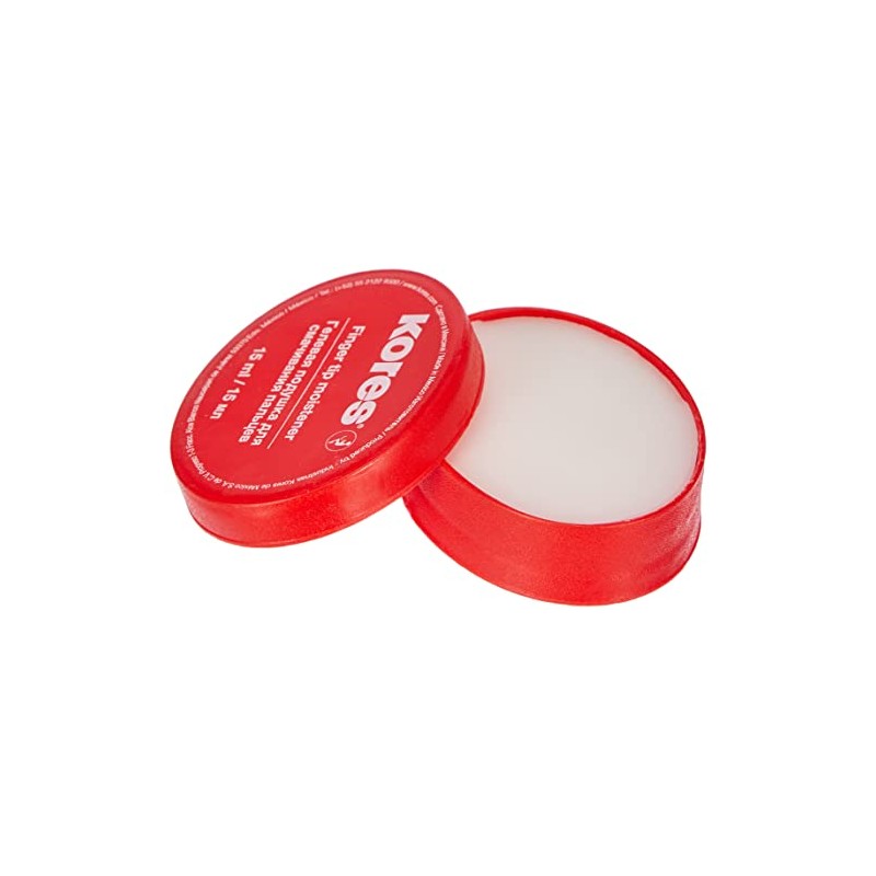 Kores C32616 finger moistener, 15 ml, round can, odorless