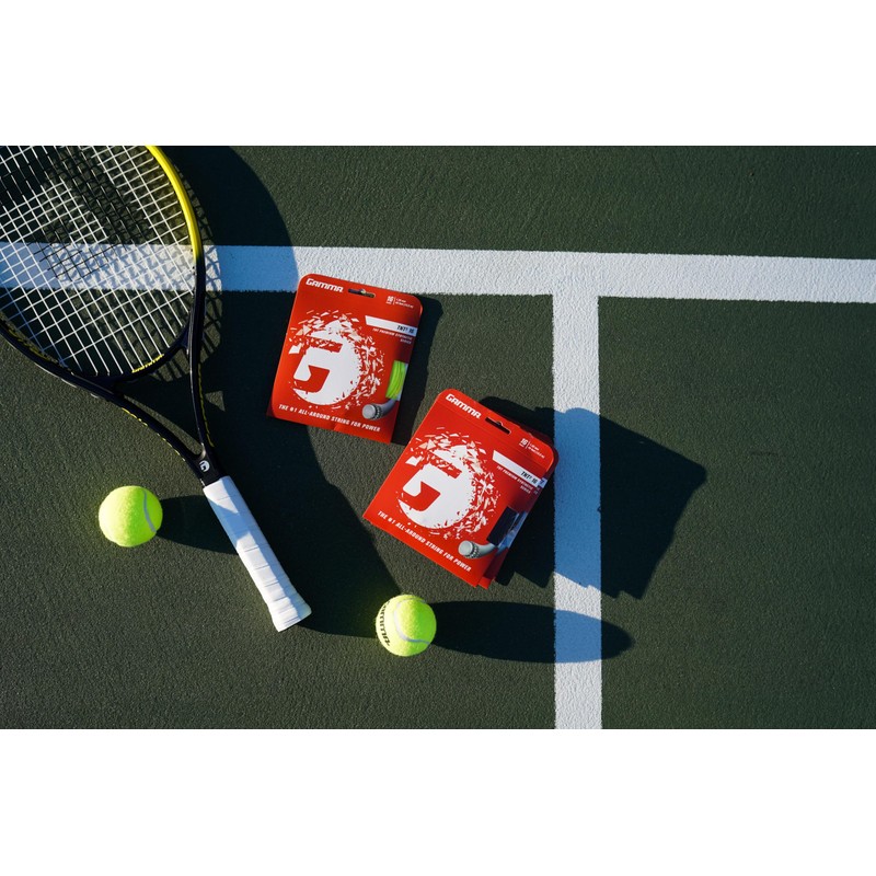 Gamma TNT2 16G Tennis String, White