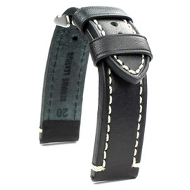 20mm Catalonia black Vintage Watchstrap