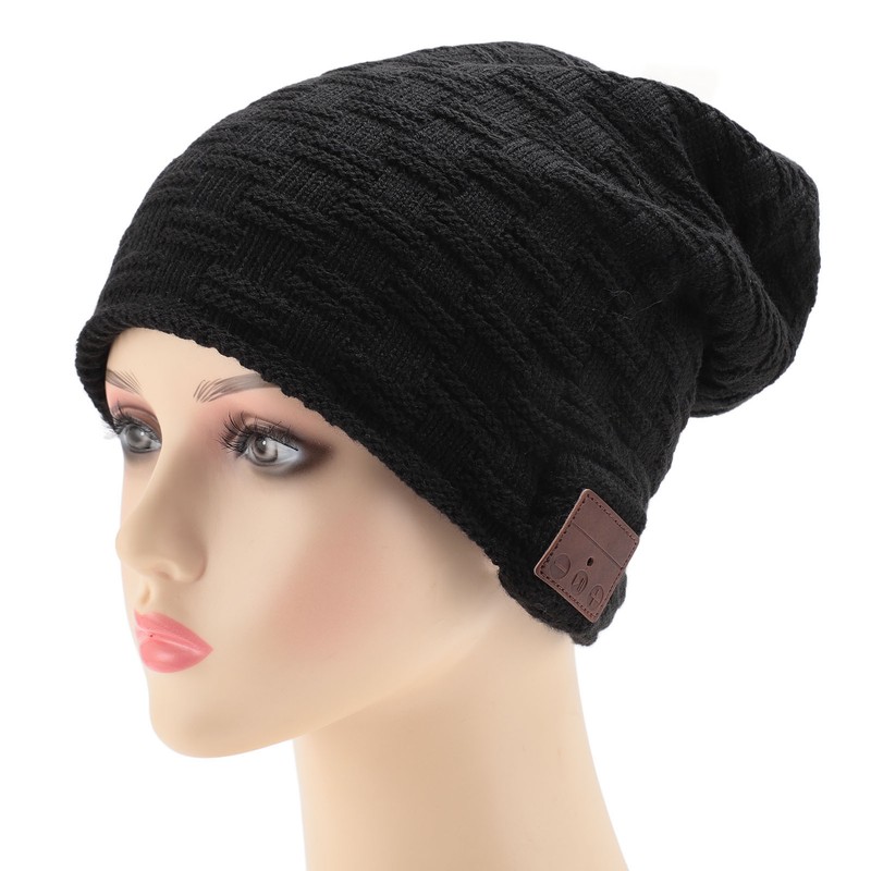 Bluetooth Hat Wireless Headphones Stereo Speakers Multifunction Portable Warm Knitted