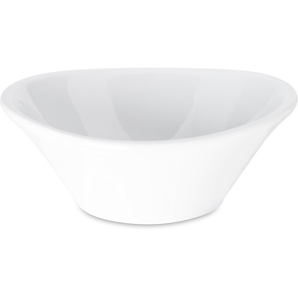 Carlisle FoodService Products Stadia Resuable Plastic Bowl for Home and Restaurant, Melamine, 12 Ounces, White