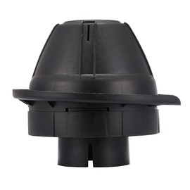 Blueshyhall Universal 1 Piece Air Snorkel Head Mushroom Head Air Ram Head Replacement with 3.5 inch (89mm) Inlet No Pipe Clamp Hoop Clip Ring