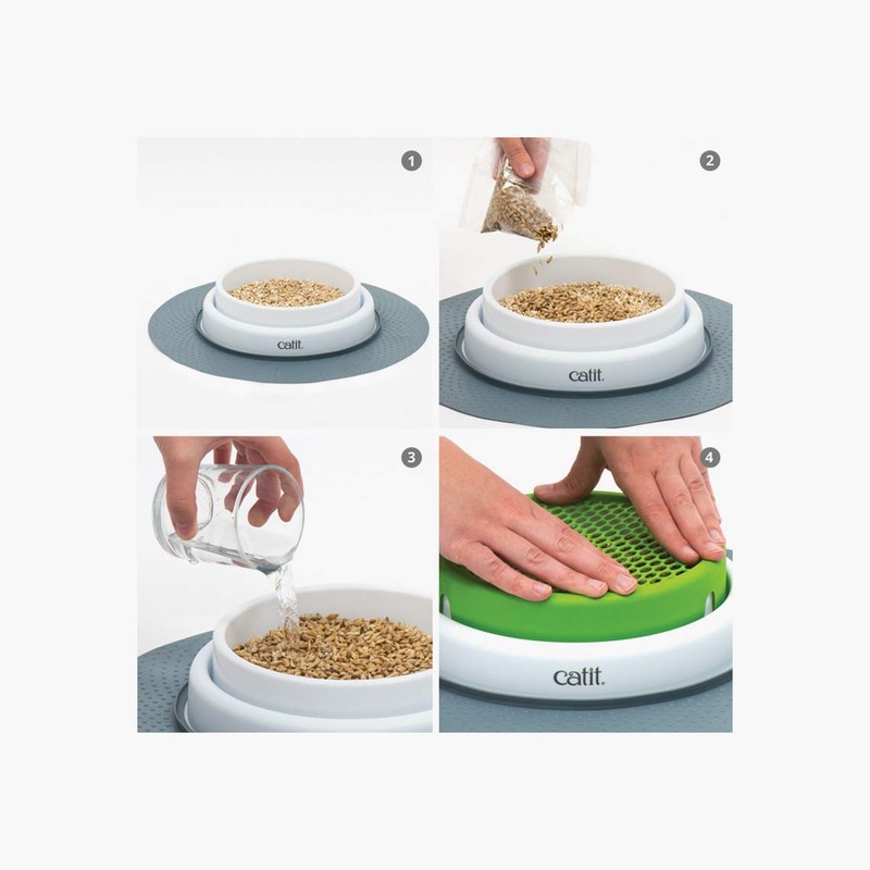 Catit Cat Grass Kit for the Catit Senses Grass Planter,