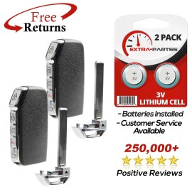 Extra-Partss 2 For 2020 Kia Telluride Keyless Entry Smart Remote SUV Key Fob 4 Button