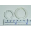 White Plastic Split Rings for Shades & Valances, Large, 25/pkg