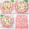 Joinor 26pcs Easter Cookie Cutters Stamps Biscuit Baking Tools Embossing