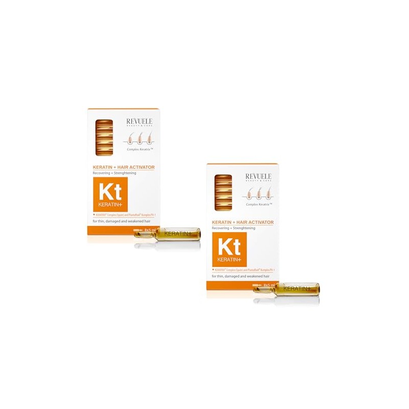 REVUELE RevUELE Keratin + Ampoules Hair Restoration Activator 2 x