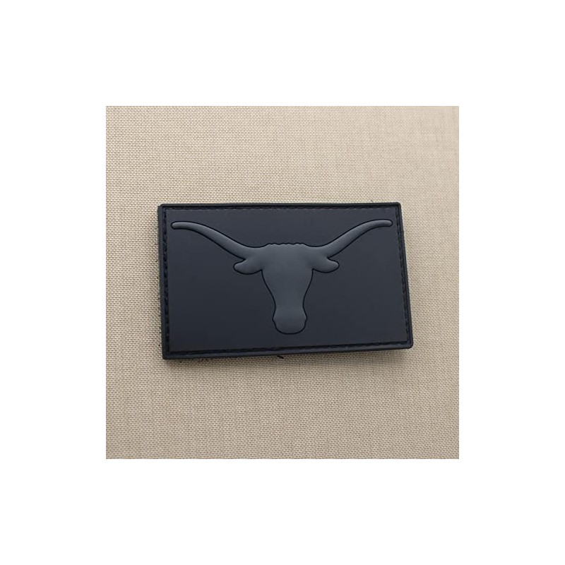 LEGEEON Texas Longhorn PVC TX Morale Tactical Rubber Patch
