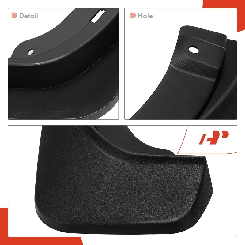 A-Premium Set of 4PCS Mud Flaps Splash Guards Mudguards Mudflaps