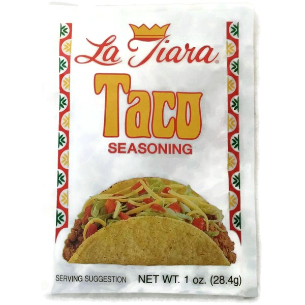 La Tiara Taco Seasoning, 1 Ounce (Pack of 6)