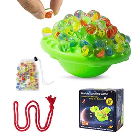 LINTRA Logic Games, Interesting Balance Game, Activity Game for Parties, with 60 Colourful Balls, Board Games from 3 Years, for Thinking Game 1-4 People to Play
