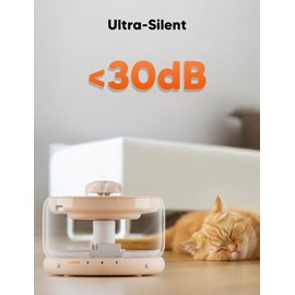 WOPET Wireless Cat Water Fountain Pump for W03 Ceramic Cat Fountain, Pet Fountain Pump Replacement