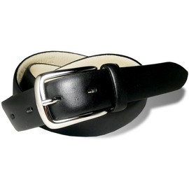 Tochigi Leather TGB-5018 Men's Business & Casual Belt, Large, PIN Buckle, Large Size, 43.3 inches (110 cm), Made in Japan, Black