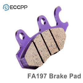 ECCPP Brake Pads Fits for KAWASAKI Ninja 250 R EX250 EX 250 2008 2009 2010 2011 2012 / EX300 EX 300 Ninja 300 2013 2014 2015 2016, FA197 Front and Rear Brake Pads