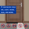Adjustable Under Door Draft Stopper - Effectively Blocks Cold Air,