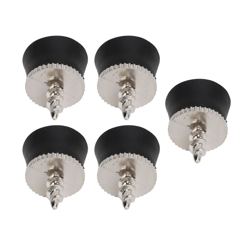 5 PCS Golf Ball Suction Cup Silicone Zinc Alloy Golf
