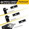 PGROUP 3/8” Drive Deep Impact Socket, SAE(11/16 Inch socket), 6-Point,