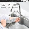 Kitchen Faucet Absorbent Mat,Lavender Flower Water Splash Guard for Sink,