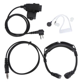 U94 PTT Military Adapter ＋ Mobile 2 Pin 7.1mm Headset System Adapter Push to Talk for Motorola Radio