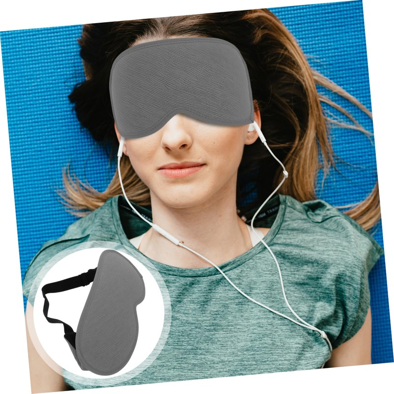 SAFIGLE Contoured Sleep Mask for Men Women Adjustable Blindfold with
