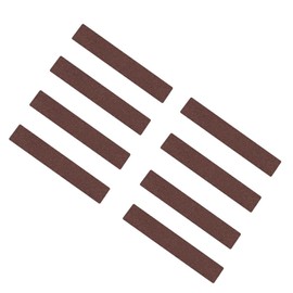 ONTWIE 2in x 12in Anti-Slip Strips Tape Brown Safety Treads, Non Slip Stairs for Wooden Deck Floors, Boat Trailers, Keep Family, Pets, Baby Kids Safe From Slips and Falls - 8 pcs