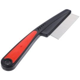 Baluue Professional Fine Tooth Comb Dandruff Brush for Hair Metal Scalp Comb for Women Men Boys and Girls Pets