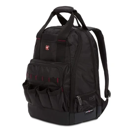 SWISSGEAR 2767 Tool Bag Large Durable Work Pack Backpack With Padded Laptop Compartment | Tool Storage, Part Organization, Wet/Dry Pocket - Black