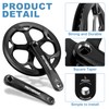 PATHGNAR Mountain Bike Crankset, 48T Charing Bike Crank Set with