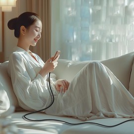 PEVive USB C to USB Fast Charging Cable Nylon Braided Cord 480Mbps Speed Transfer Cable Replacement for Phone Laptop