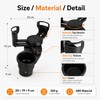 360° Rotating Dual Car Cup Holder Organizer for Center Console