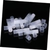 Gatuida 30pcs Refillable Lip Balm Tubes Eco-friendly Transparent Storage Containers