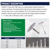 TruFast 5-3/8" Plasti-Grip PMF Fastener (200 EA) White Plastic Heavy-Duty