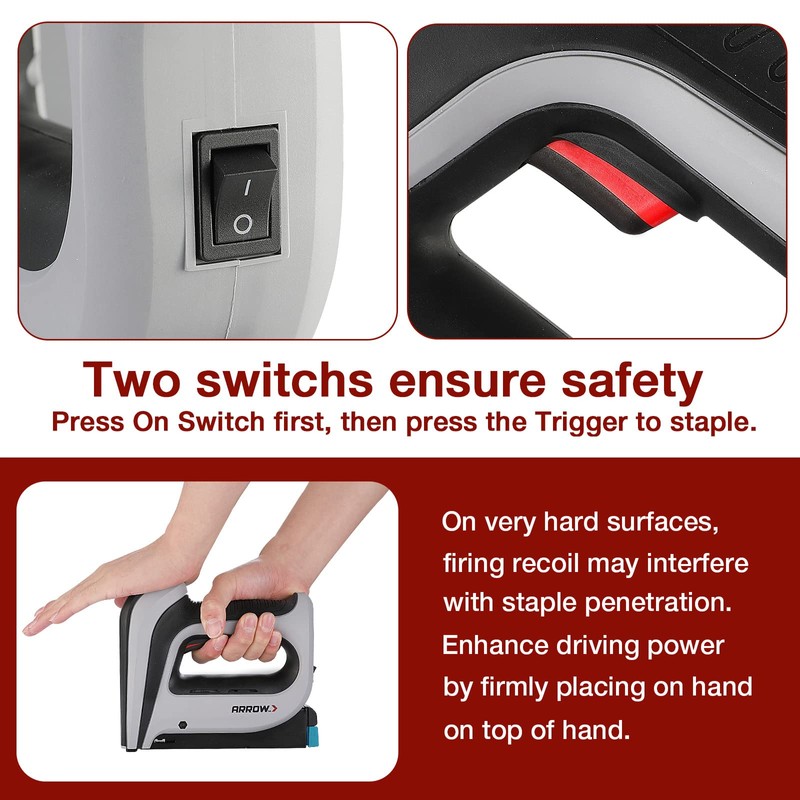 Arrow Cordless Staple Gun Kit, Electric Stapler with 3750 Pieces