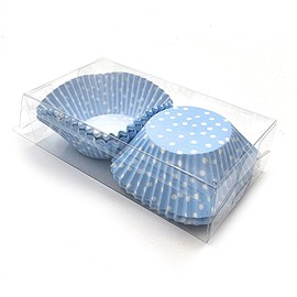 schone Cupcake Cases – Pack of 72 – Disposable Cupcake Liners – Present Baked Goods with Style (Blue)