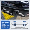FAIZJUNBEN Carbon Fiber Exhaust TipsDual exhaust tips with 2.1-inch inlet