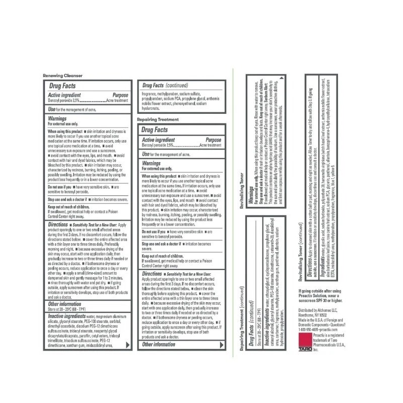 Proactiv Solution 3 Step Acne Treatment Minis, Trial sized, Travel