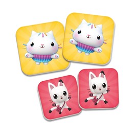 Lisciani - GABBY'S DOLLHOUSE - Memory Game for Children From 1 Year - Educational Game - Strengthens Memory and Attention - Inspired by the cartoon GABBY'S DOLLHOUSE - Made in Italy