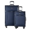 Skyway Epic Softside 4-Wheel Luggage Spinner Collection (Surf Blue, 2-Piece