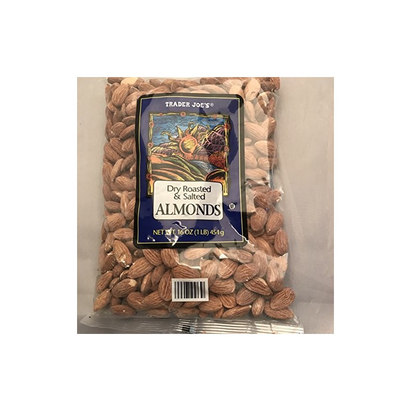 Trader Joe's Dry Roasted & Salted Almonds 2 pack 2