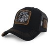 Trendy Apparel Shop Animal Design Square Embroidered Snapback Trucker Cap