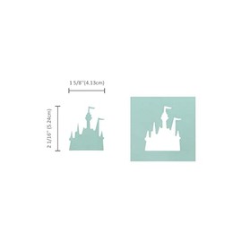 Bira - Perforadora de acción de palanca de castillo de 2.5 pulgadas para manualidades de papel, álbumes de recortes, tarjetas de arte