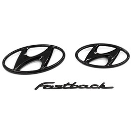 Hyundai 9999Z057157 Lettering i30 Fastback N Logo Emblem 3-Piece Black
