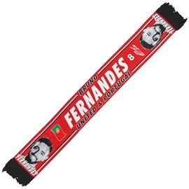 Bruno Fernandes Scarf | Man United Style Scarf | Premium Acrylic Knit