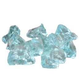 Fish Tank Gravel Stones Decoration 2 lbs, Aquarium Landscaping Glass Stones, Size 3-6cm/pcs, Gravel for Fish Tank, Garden Decoration, Ornaments,Fish Rocks for Aquarium