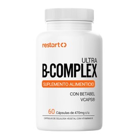Restart Complex Completo Vitamina B12 Suplemento Complejo Mujer Hombre Laboratorio Gmp Cápsulas