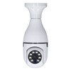Wireless Light Bulb Camera 360 Degree Auto Tracking Recording 2