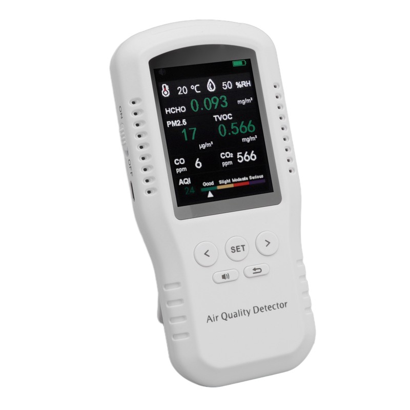 USB Air Quality Tester High Accuracy with 3.2in LCD PM2.5