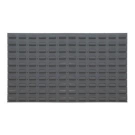 Durham LPW-34.5X20-95 Louvered Panel, Wall, (2) 17.25" x 20" Panels, Gray, 2" Height, 35" Width, 21" Length